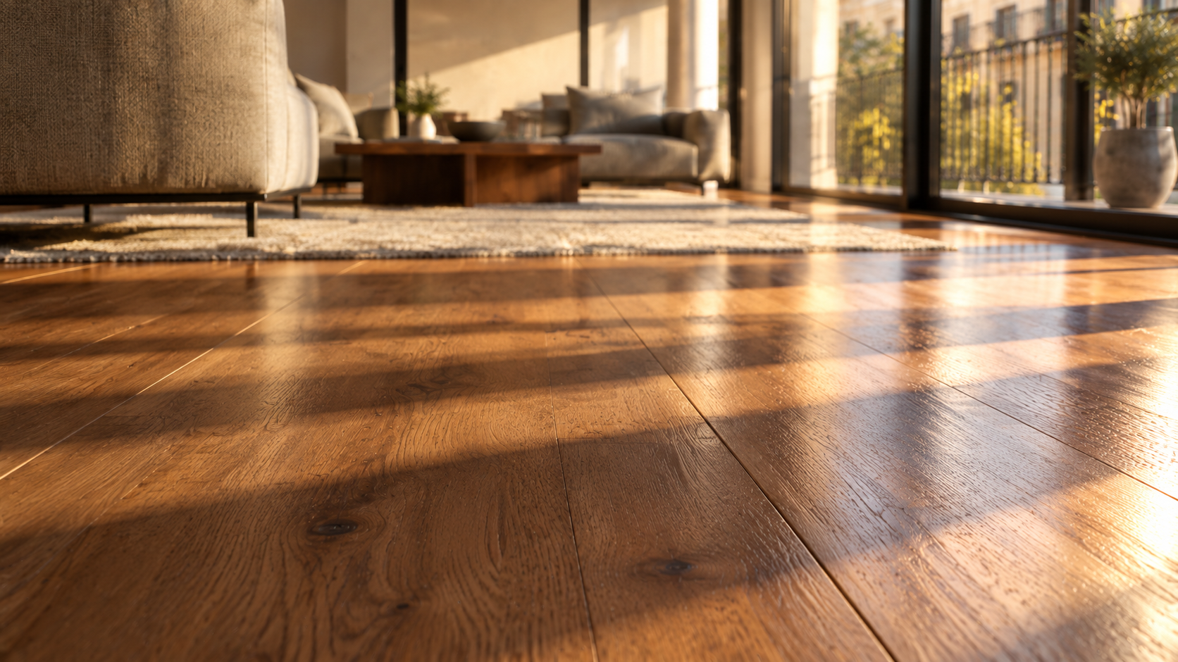 Llum sobre parquet